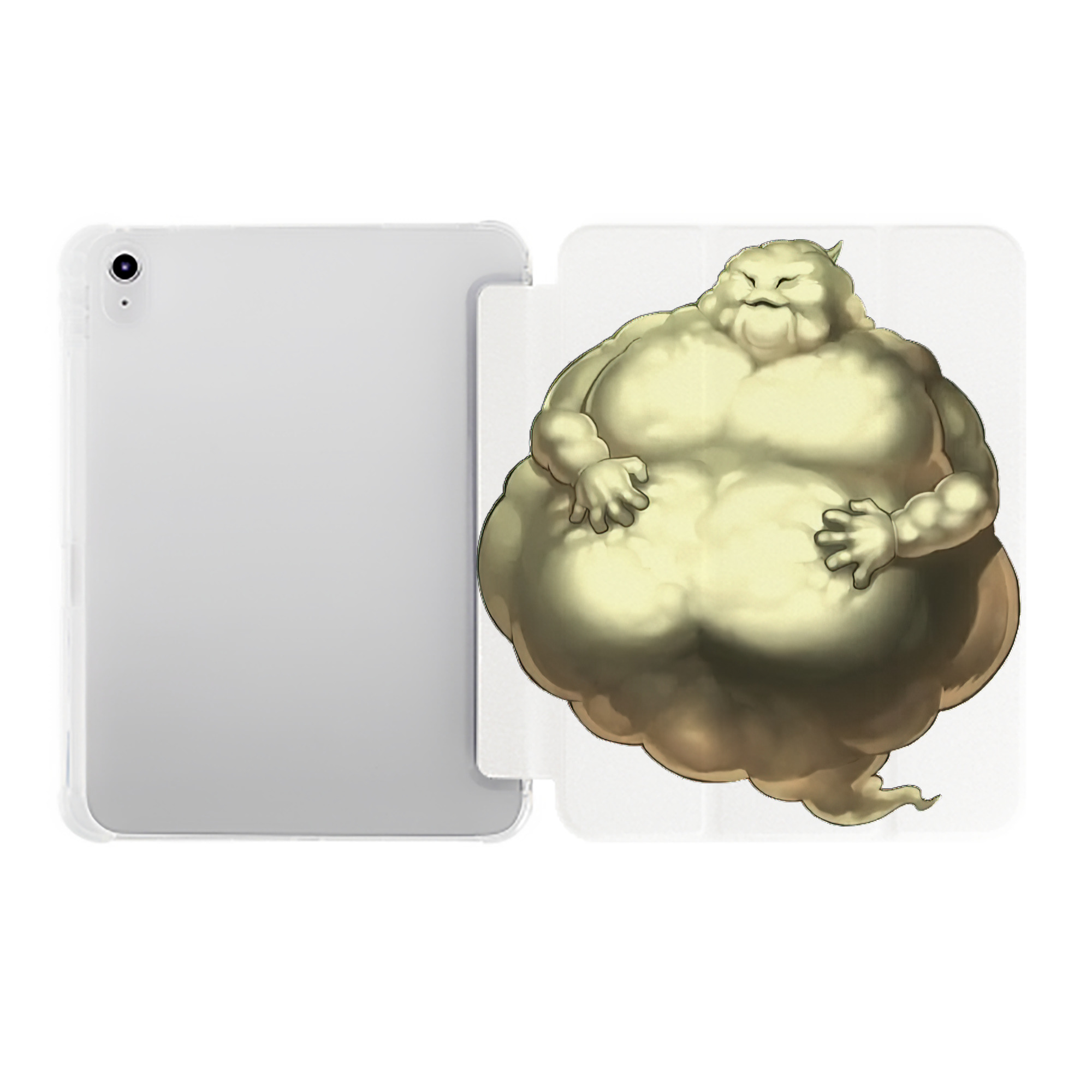 （画像用） 遊☆戯☆王 Yu-Gi-Oh! IPad ケース ペン収納付き 三つ折りスタンド PUレザー×シリコン 対応機種9.5/10.5/10.9インチ